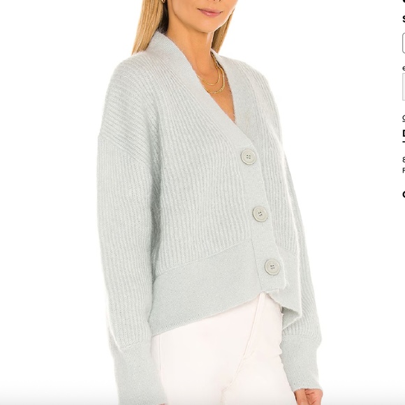 Never Worn ANINE BING Maxwell Cardigan Light Blue size M - Picture 1 of 15